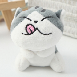 Cheese Cat Plush cute toy key ...