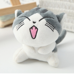 Cheese Cat Plush cute toy key ...