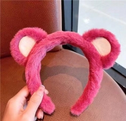 Cartoon plush hair hoop hair c...