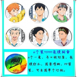 Haikyuu!! Anime round Badge Br...