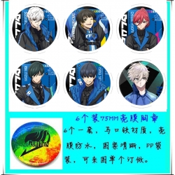 BLUE LOCK Anime round Badge Br...