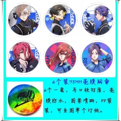 BLUE LOCK Anime round Badge Br...