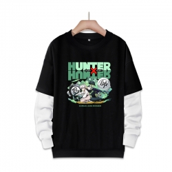 HunterXHunter 动漫周边假两件厚款圆领卫衣  S...