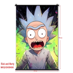 Rick and Morty Anime black Pla...