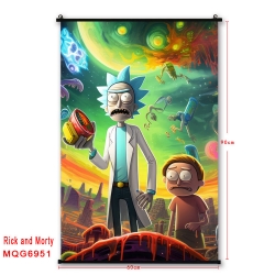 Rick and Morty Anime black Pla...