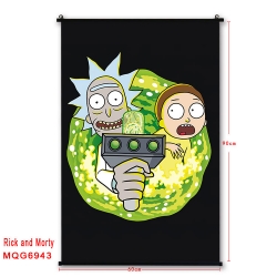 Rick and Morty Anime black Pla...