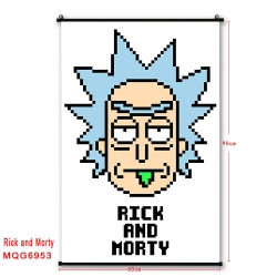 Rick and Morty Anime black Pla...