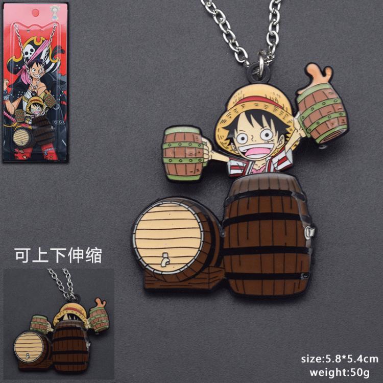 One Piece Anime peripheral adjustable necklace pendant