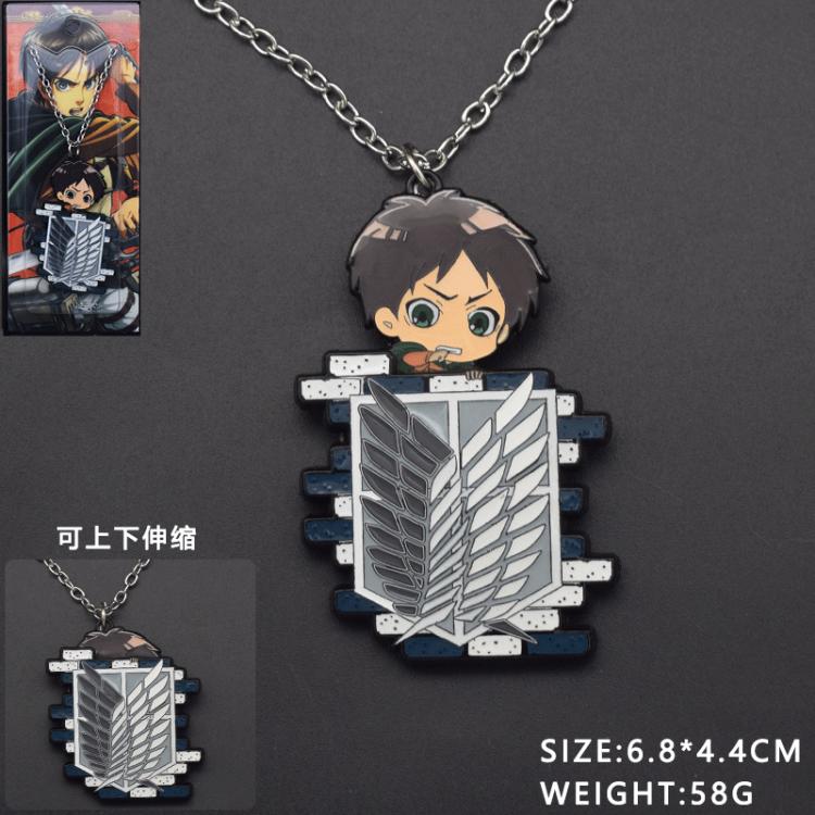 Shingeki no Kyojin Anime peripheral adjustable necklace pendant