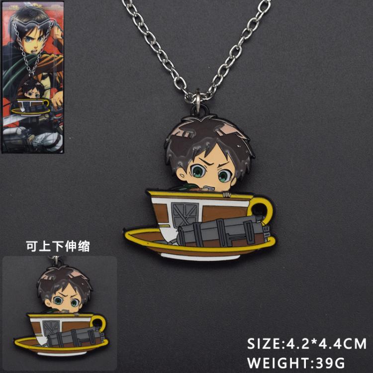 Shingeki no Kyojin Anime peripheral adjustable necklace pendant