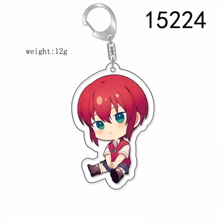 Mahotsukai no yome Anime Acrylic Keychain Charm price for 5 pcs 15224