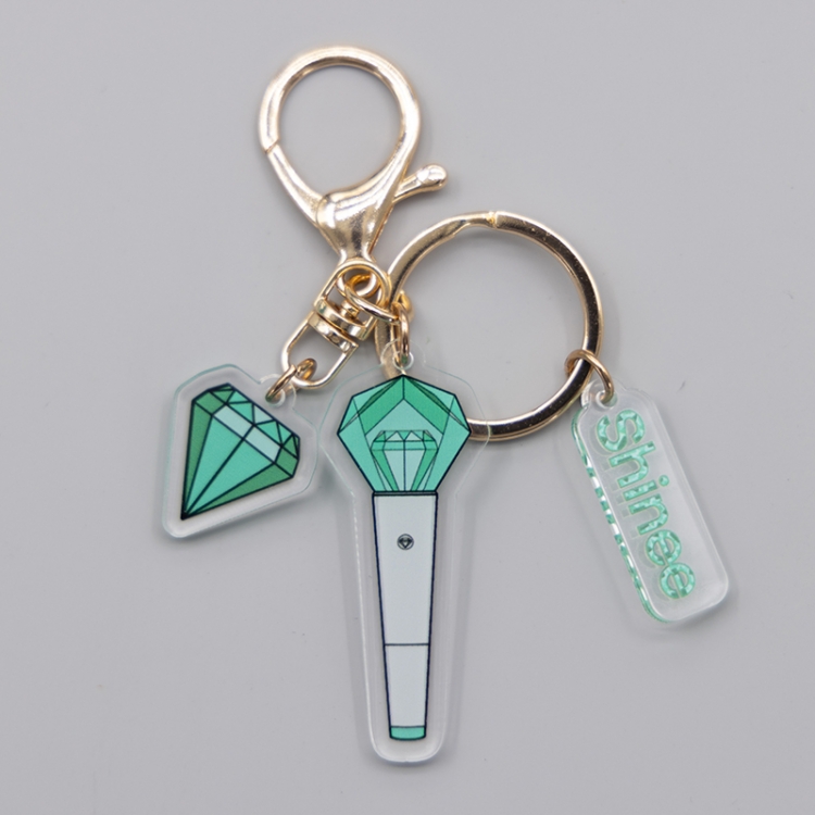 SHINEE Star Surrounding Acrylic 3 Pendant Keychain Pendant price for 5 pcs A349