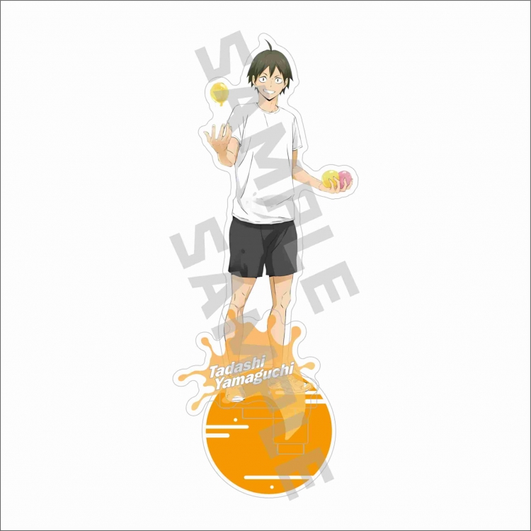 Haikyuu!! Anime characters acrylic laser Standing Plates Keychain