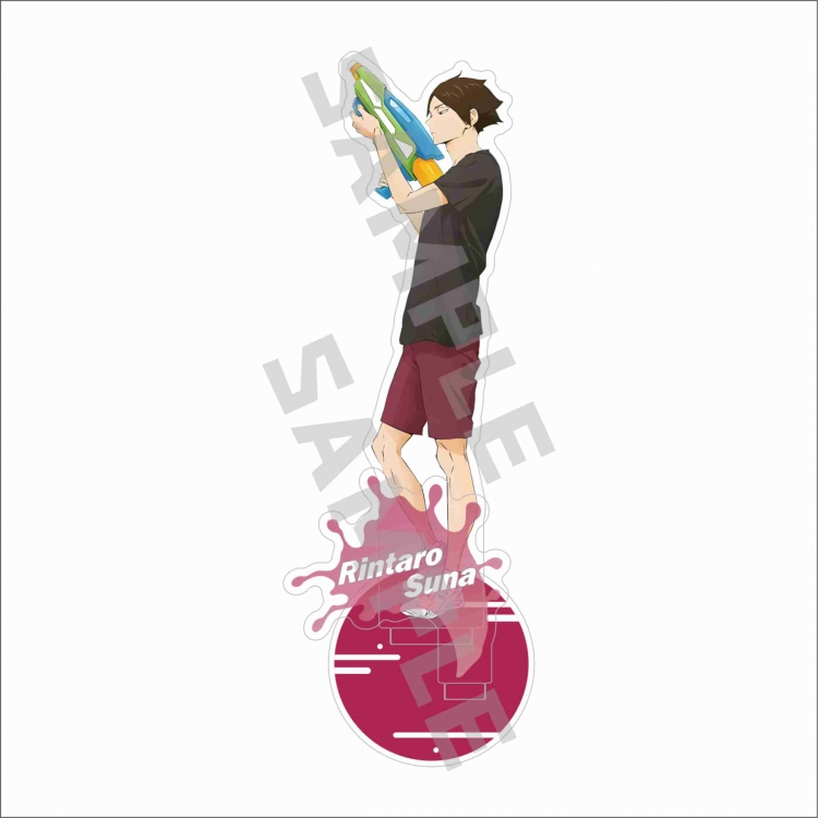 Haikyuu!! Anime characters acrylic laser Standing Plates Keychain