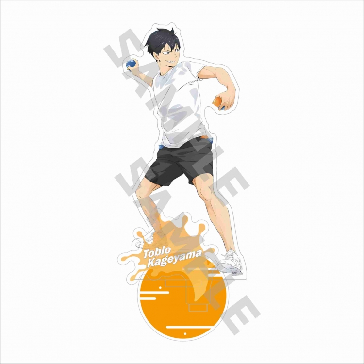 Haikyuu!! Anime characters acrylic laser Standing Plates Keychain