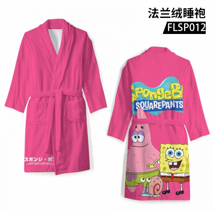 SpongeBob Anime flannel pajamas support individual customization based on images