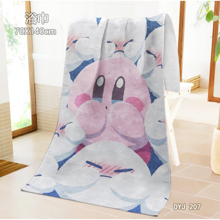 Kirby Anime surrounding towel large bath towel 70X140cm DYJ207