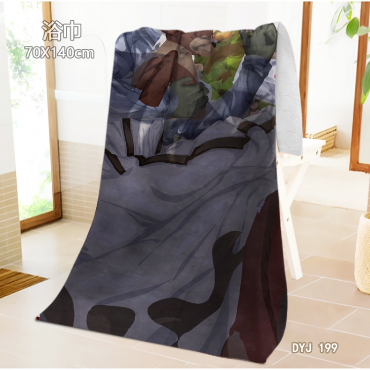 Violet Evergarden Anime surrounding towel large bath towel 70X140cm Anime surrounding towel large bath towel 70X140cm DY