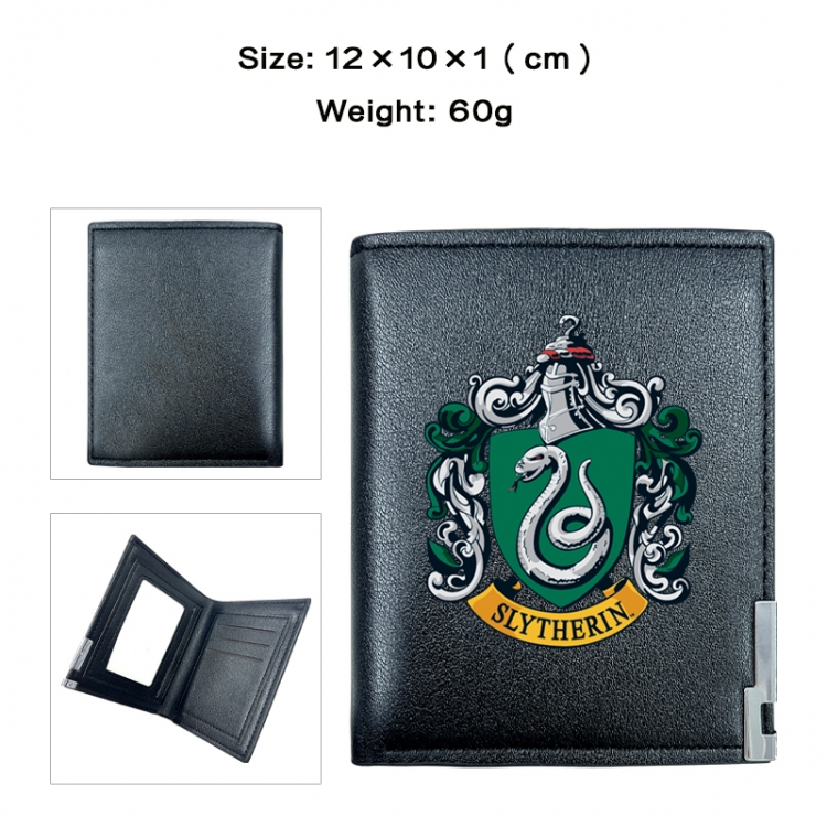 Harry Potter Anime printing 20% off PU short wallet with zero wallet 10x12x1cm