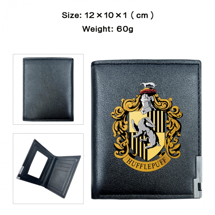 Harry Potter Anime printing 20% off PU short wallet with zero wallet 10x12x1cm