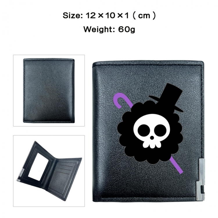 One Piece Anime printing 20% off PU short wallet with zero wallet 10x12x1cm