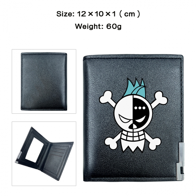 One Piece Anime printing 20% off PU short wallet with zero wallet 10x12x1cm