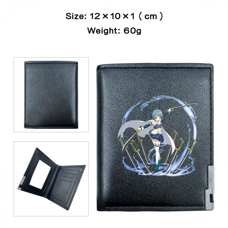 Magical Girl Madoka of the Magus Anime printing 20% off PU short wallet with zero wallet 10x12x1cm