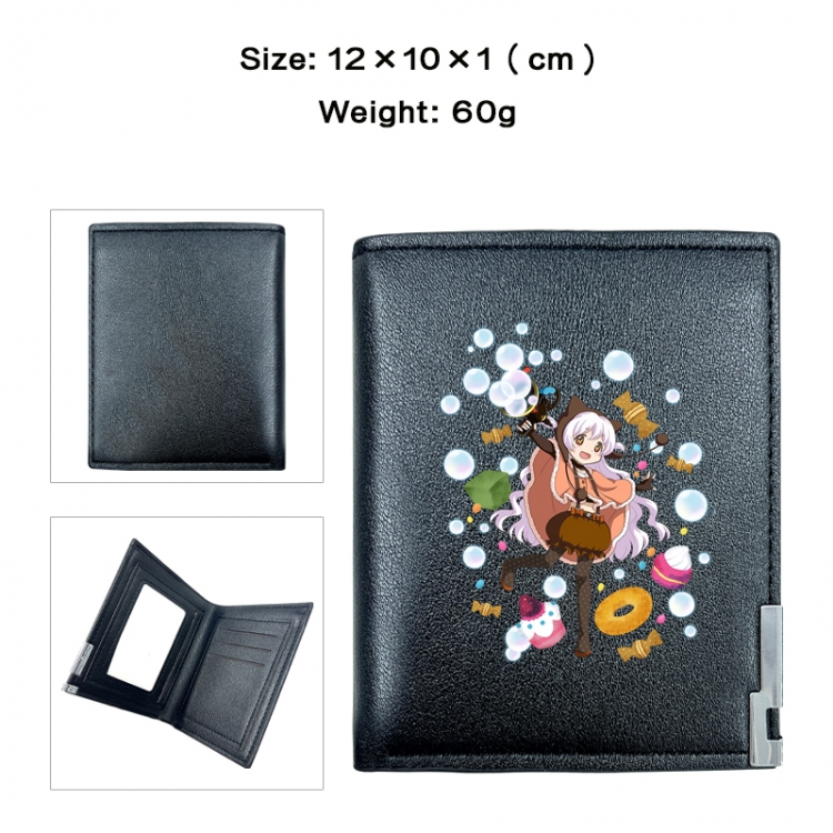 Magical Girl Madoka of the Magus Anime printing 20% off PU short wallet with zero wallet 10x12x1cm