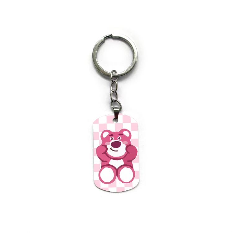 Strawberry Bear Anime double-sided full-color printed keychain price for 5 pcs