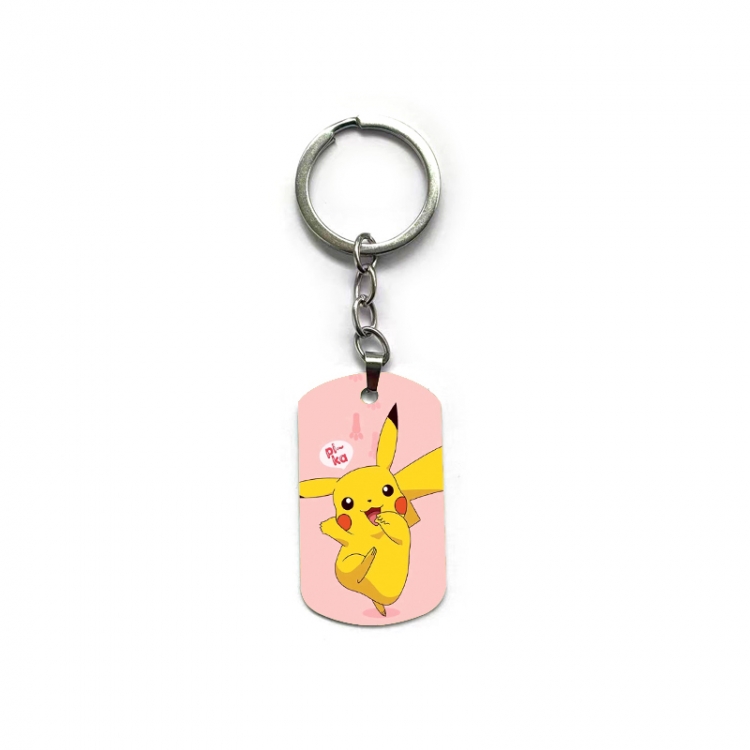 Pokemon Anime double-sided full-color printed keychain price for 5 pcs