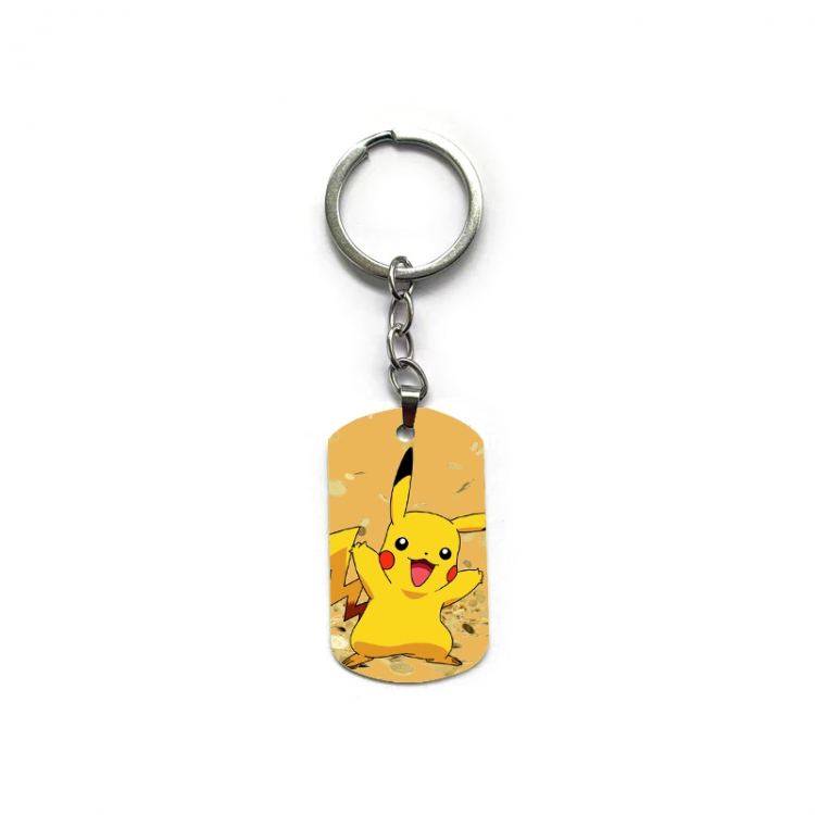 Pokemon Anime double-sided full-color printed keychain price for 5 pcs