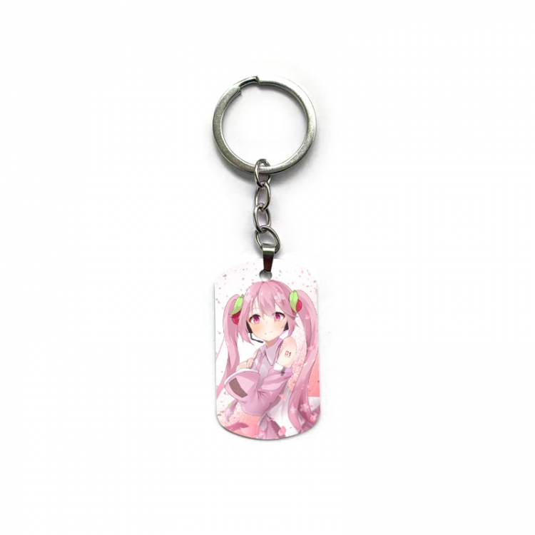 Hatsune Miku  Anime double-sided full-color printed keychain price for 5 pcs