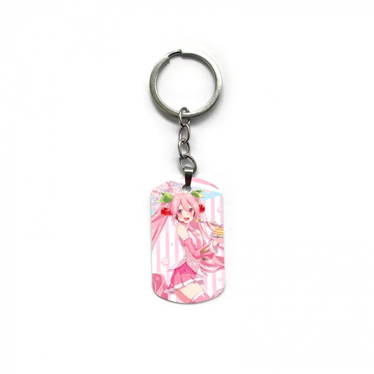 Hatsune Miku  Anime double-sided full-color printed keychain price for 5 pcs