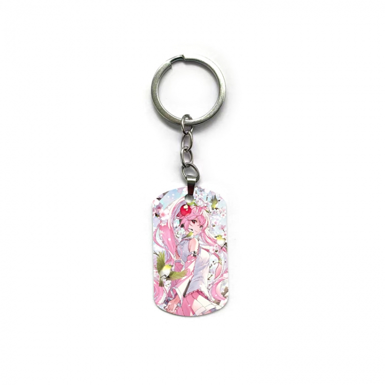 Hatsune Miku  Anime double-sided full-color printed keychain price for 5 pcs