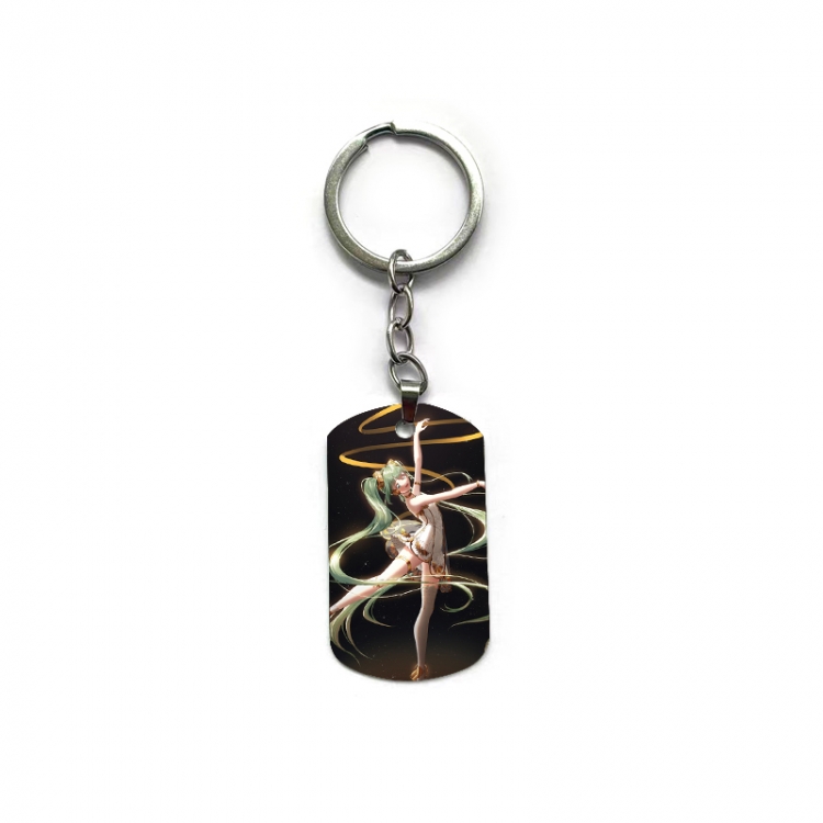 Hatsune Miku  Anime double-sided full-color printed keychain price for 5 pcs