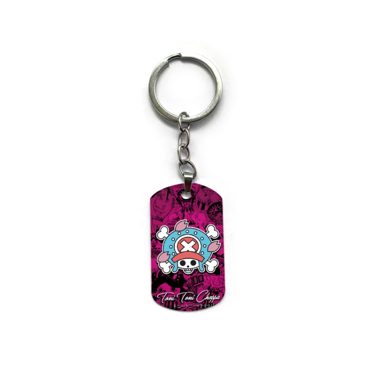 One Piece Anime double-sided full-color printed keychain price for 5 pcs