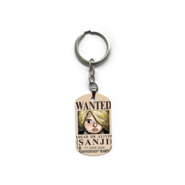 One Piece Anime double-sided full-color printed keychain price for 5 pcs