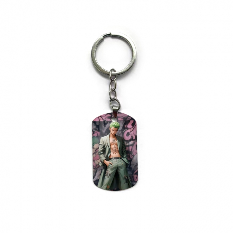 One Piece Anime double-sided full-color printed keychain price for 5 pcs