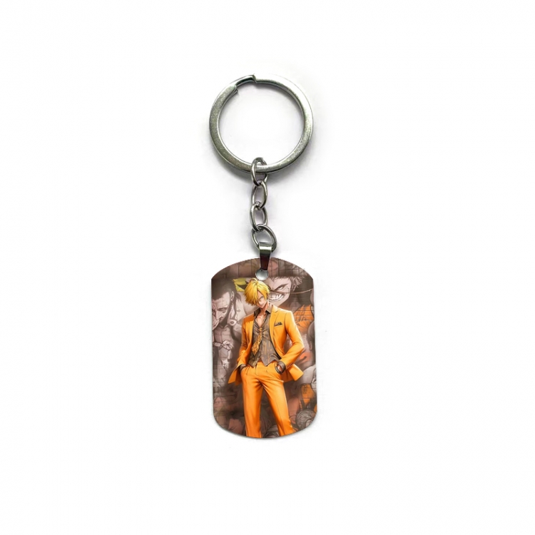 One Piece Anime double-sided full-color printed keychain price for 5 pcs