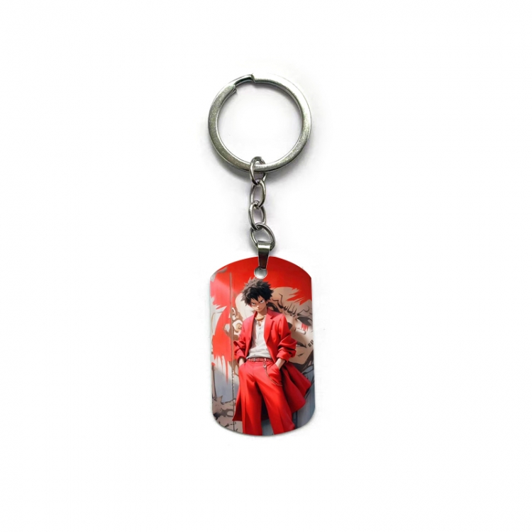 One Piece Anime double-sided full-color printed keychain price for 5 pcs