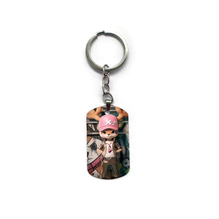 One Piece Anime double-sided full-color printed keychain price for 5 pcs