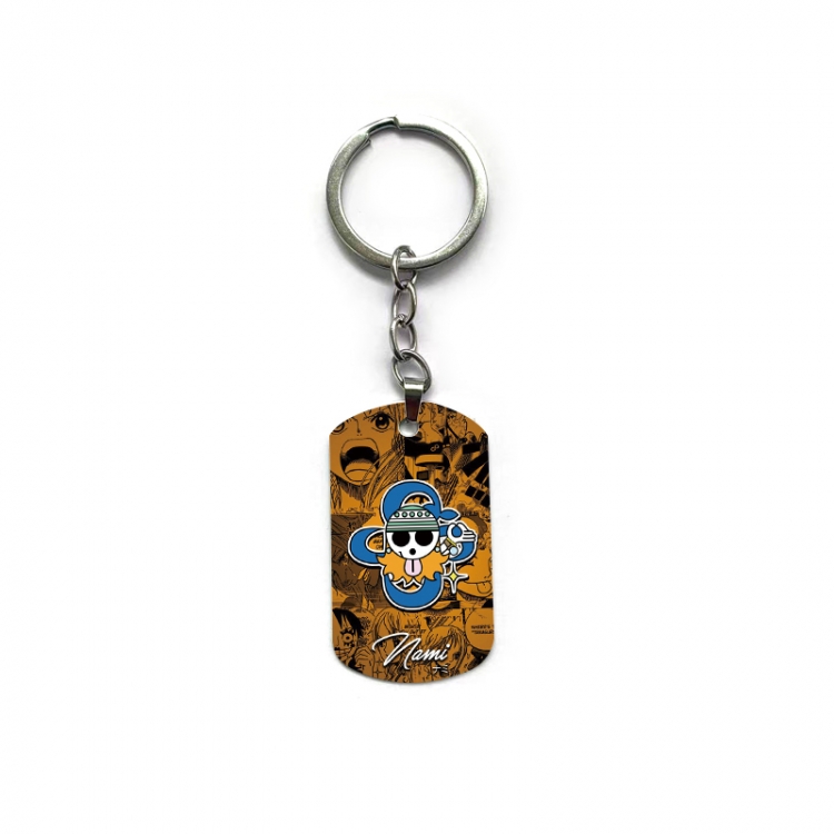 One Piece Anime double-sided full-color printed keychain price for 5 pcs