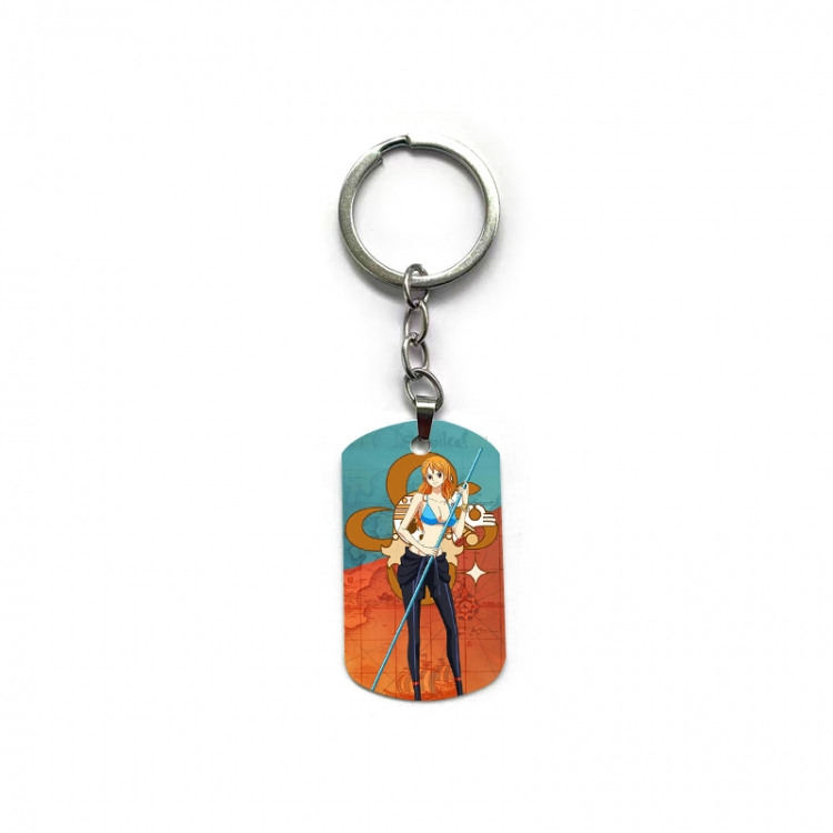 One Piece Anime double-sided full-color printed keychain price for 5 pcs