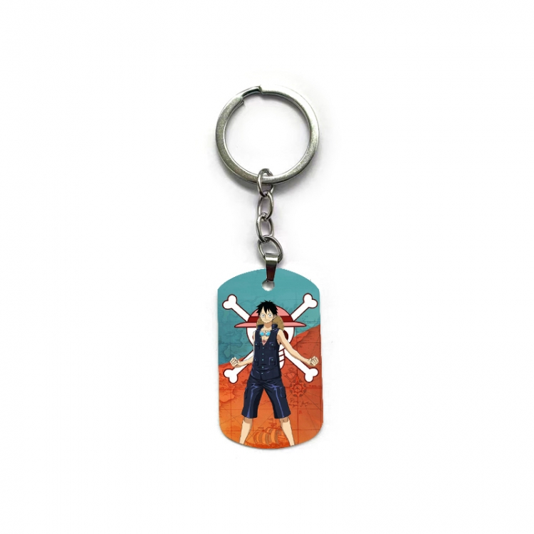 One Piece Anime double-sided full-color printed keychain price for 5 pcs