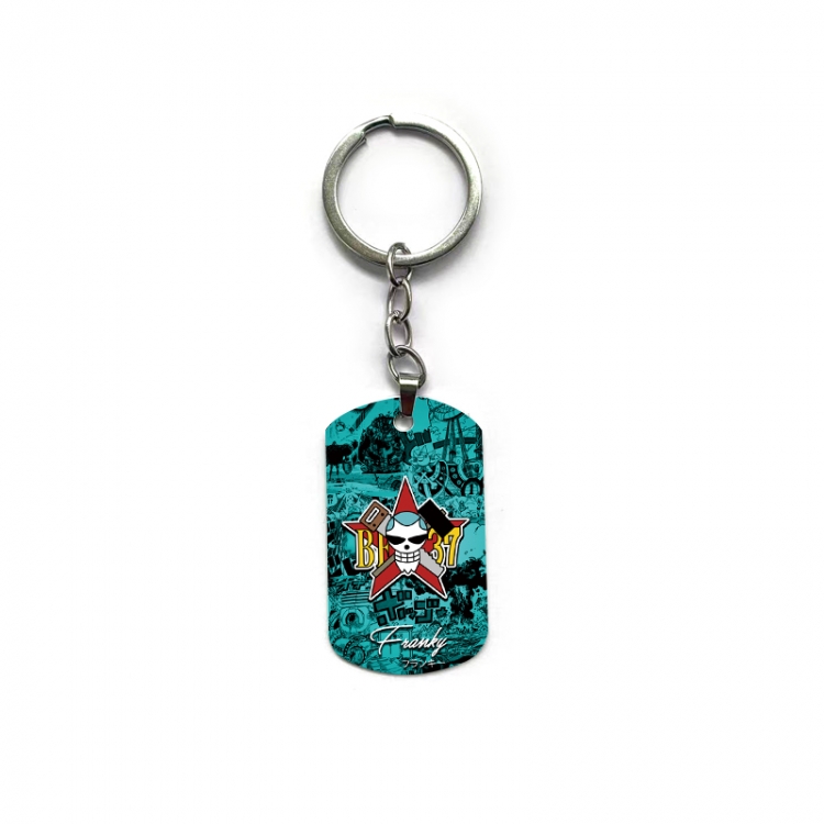 One Piece Anime double-sided full-color printed keychain price for 5 pcs