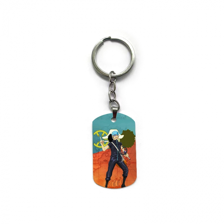 One Piece Anime double-sided full-color printed keychain price for 5 pcs