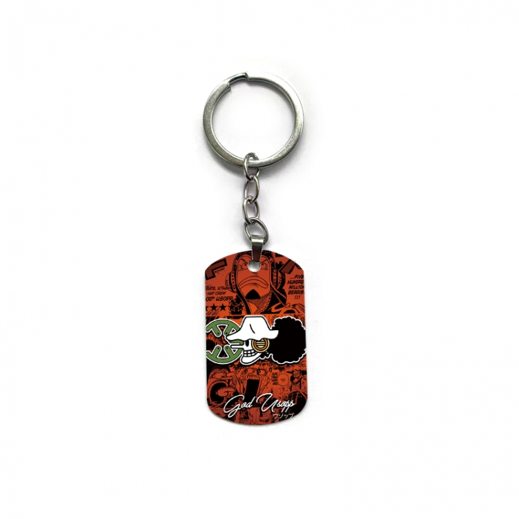 One Piece Anime double-sided full-color printed keychain price for 5 pcs