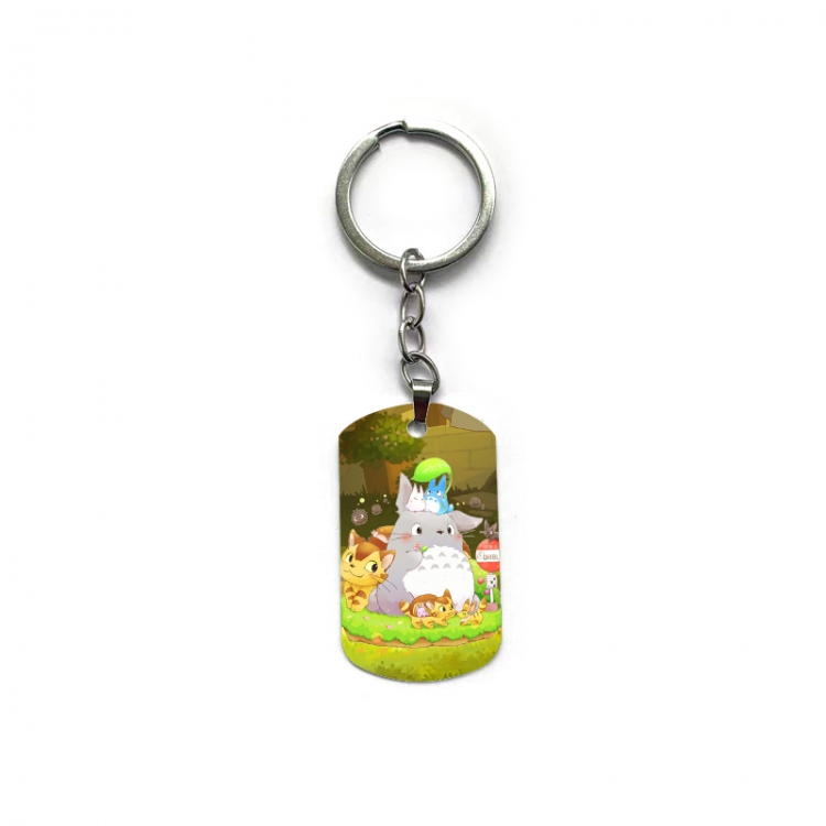 TOTORO Anime double-sided full-color printed keychain price for 5 pcs