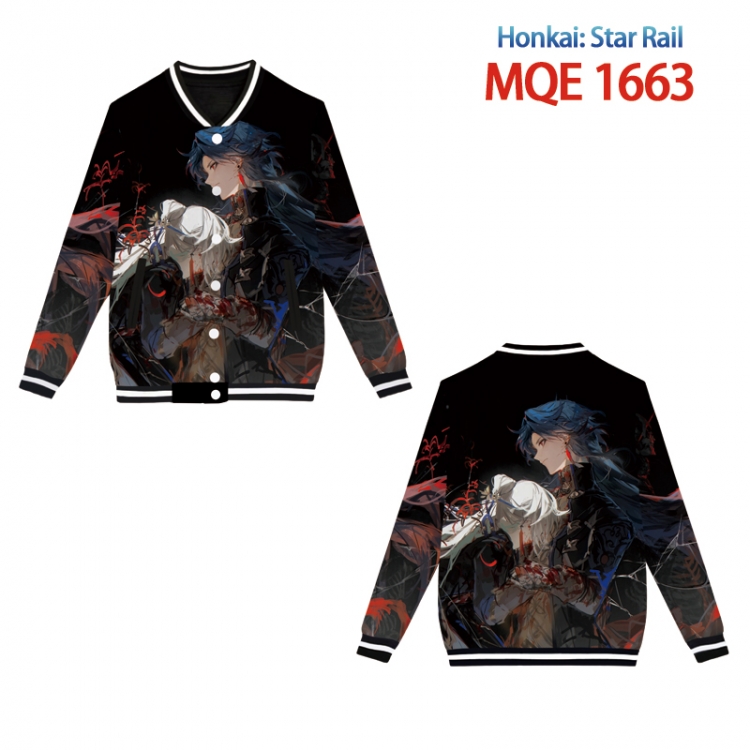 Honkai: Star Rail Full color round neck baseball Sweater coat Hoodie XS to 4XL  MQE 1663