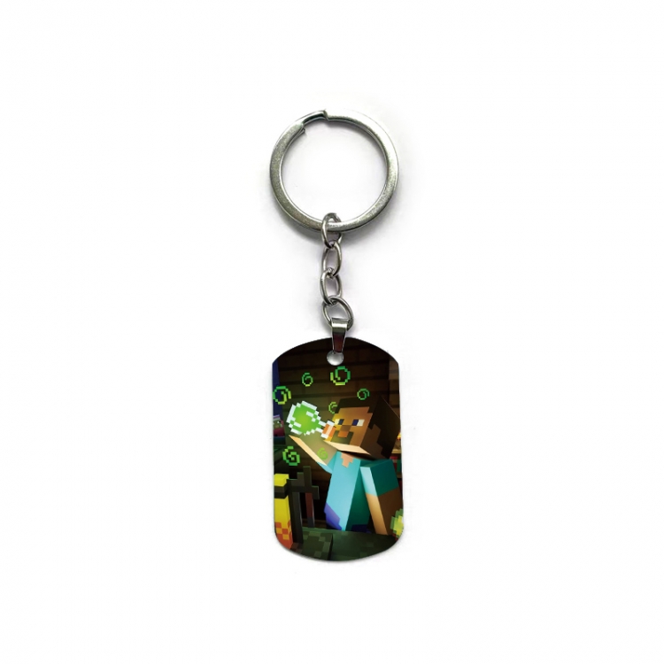 Minecraft Anime double-sided full-color printed keychain price for 5 pcs